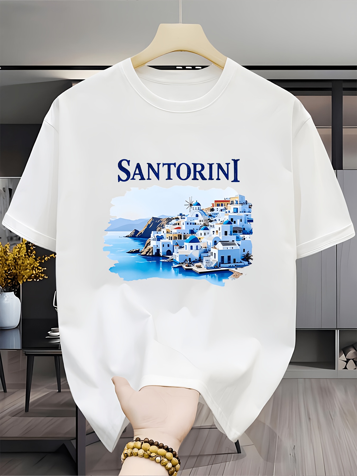 Camiseta vintage com paisagem  - Men'S Fashion Greece avaliação e preço
