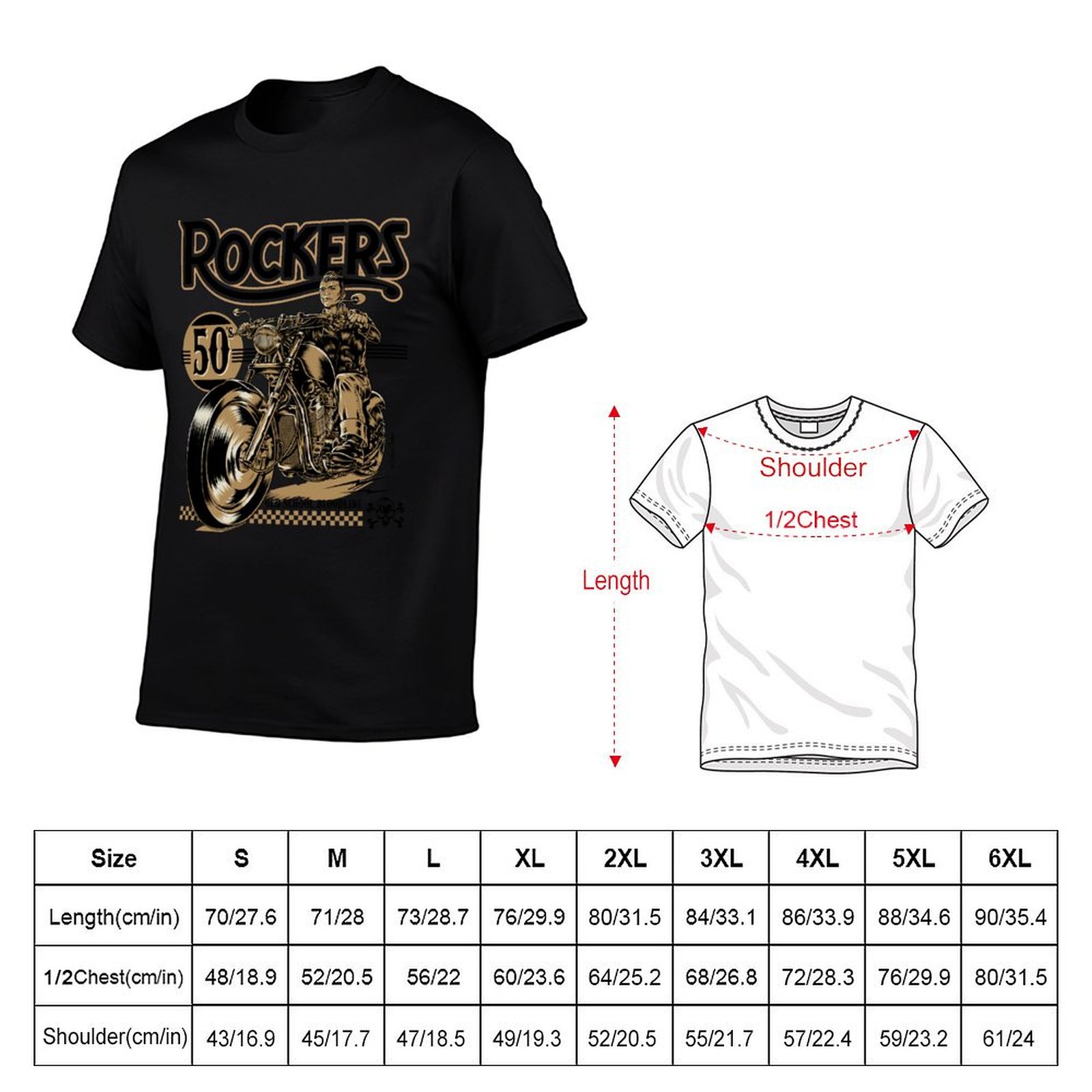 Camiseta Rockers 50s Fashion,  - Mens Fashion In The 50S avaliação e preço