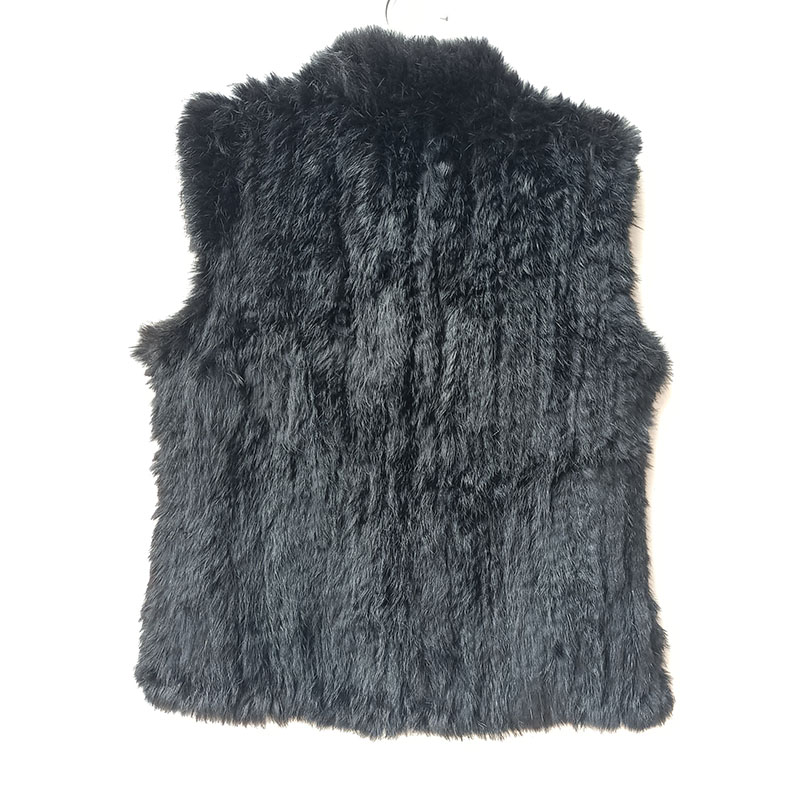 Colete de pele de coelho real  - Formal Waistcoat Vest avaliação e preço