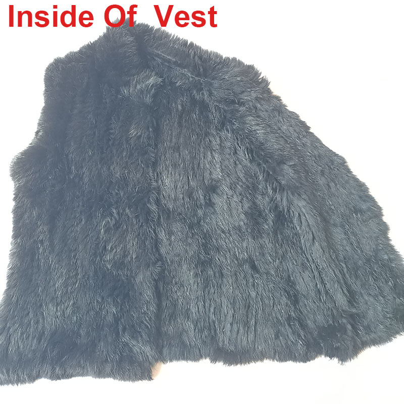 Colete de pele de coelho real  - Formal Waistcoat Vest avaliação e preço