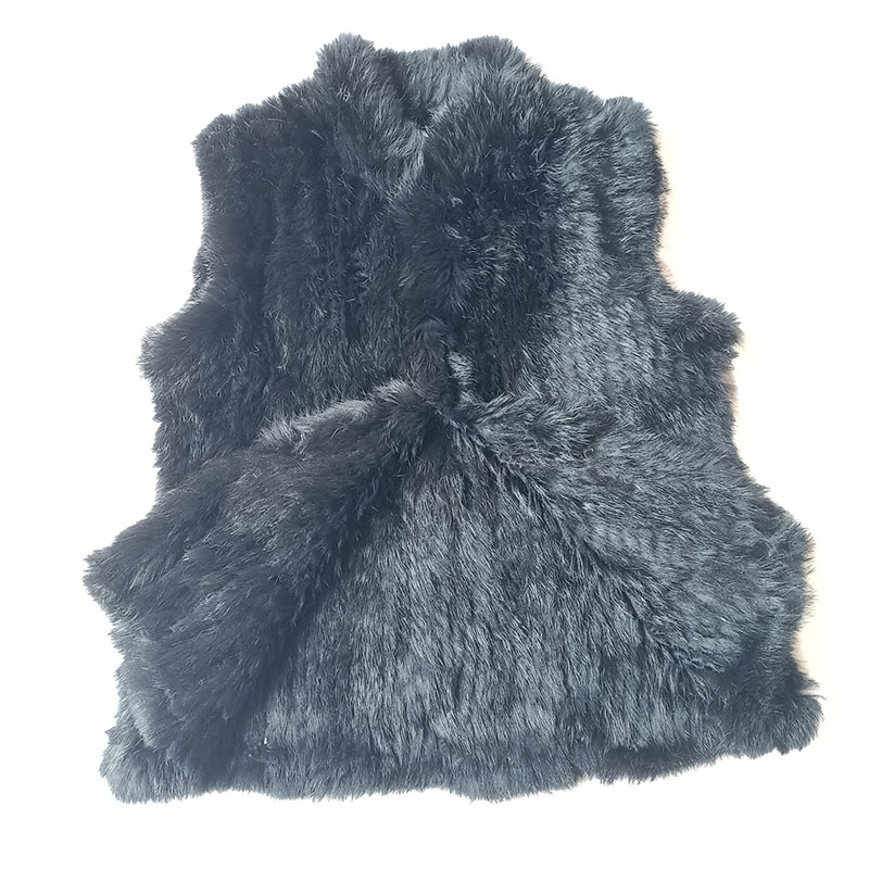 Colete de pele de coelho real  - Formal Waistcoat Vest avaliação e preço