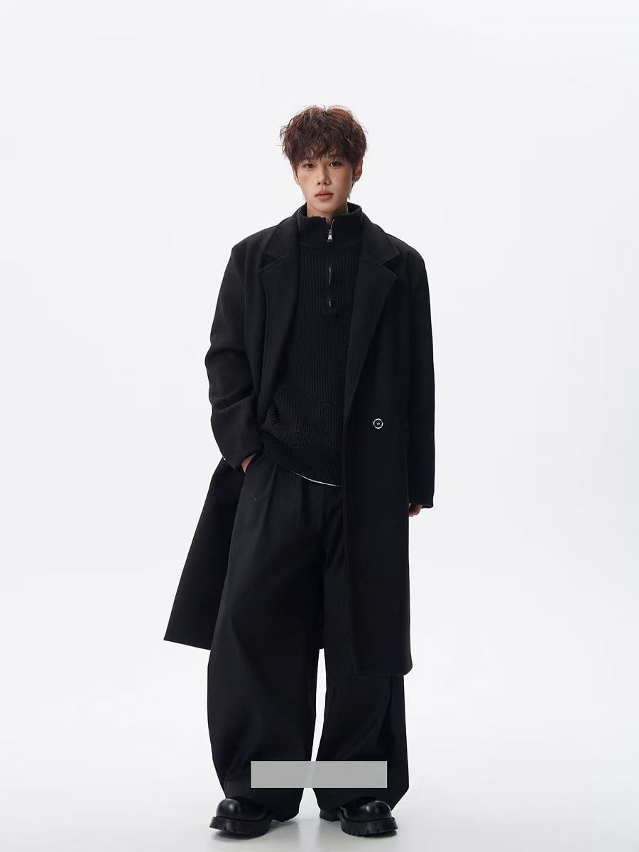 Casaco de Lã Mesclada Coreano: - Men'S Fashion Reviews avaliação e preço