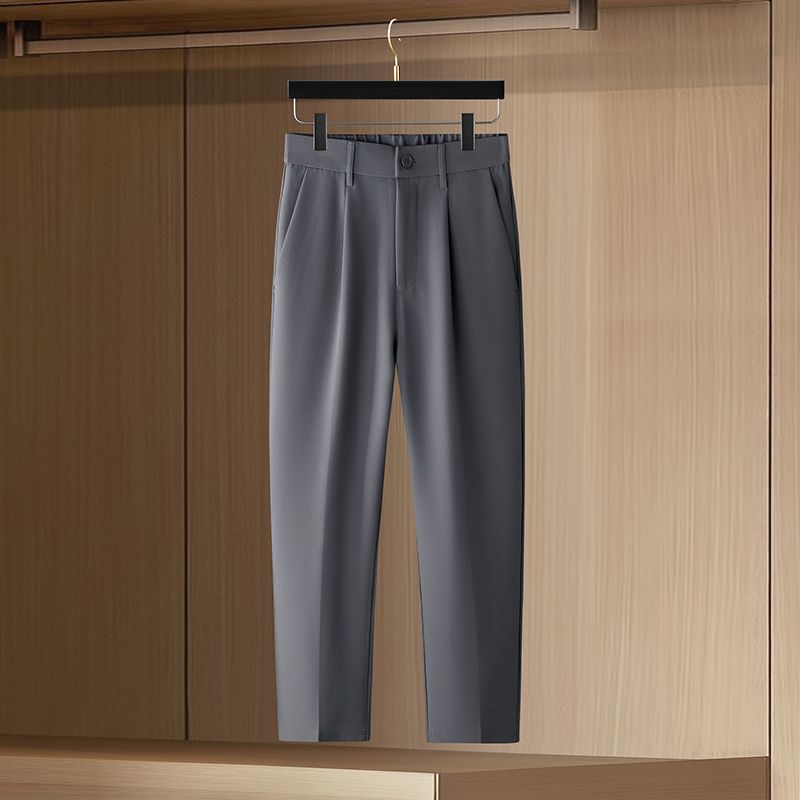 Calças de Terno Slim Fit Mascu - Men'S Dress Pants Fashion avaliação e preço