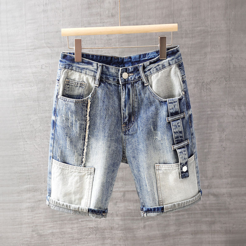 Calças de brim curtas masculin - Mens Fashion Denim avaliação e preço