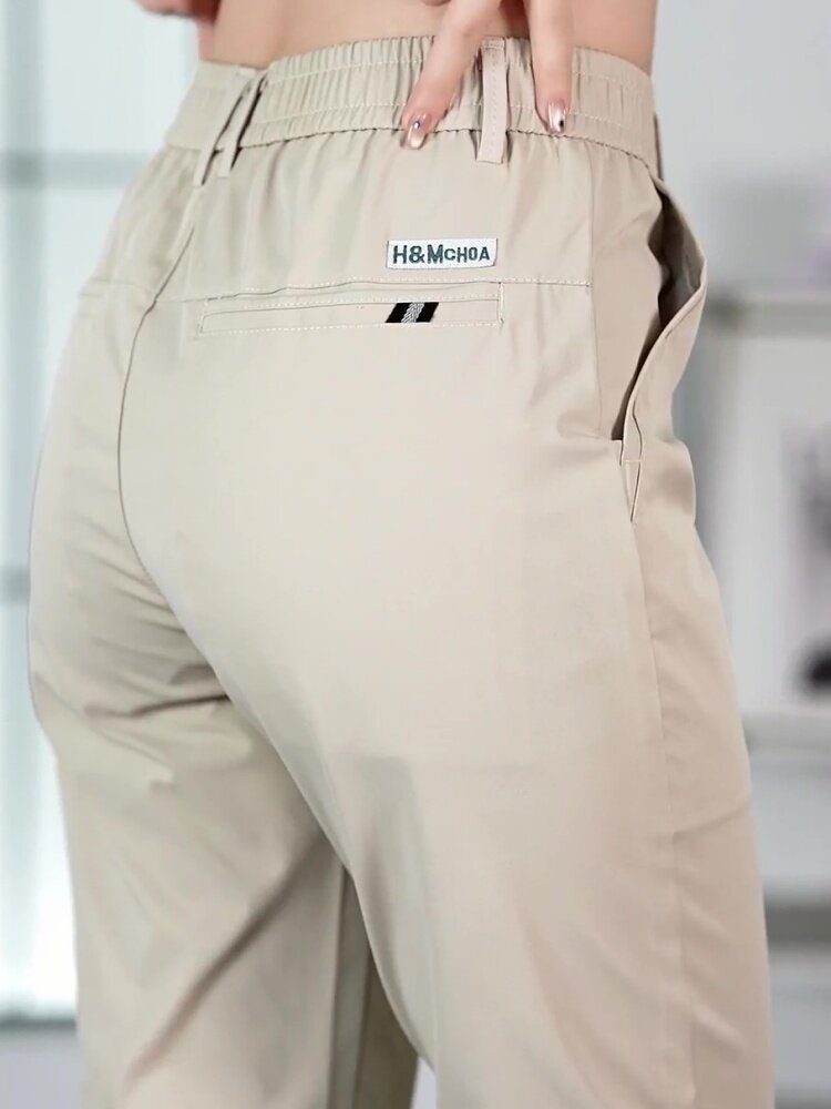Calças Masculinas Casuais de V - Men'S Fashion Korea avaliação e preço