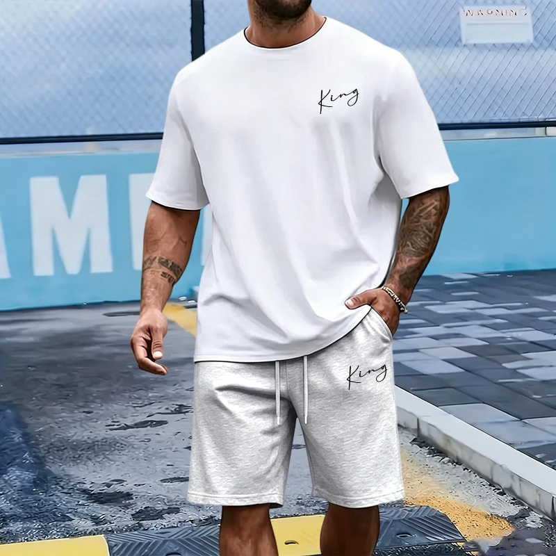 Conjunto Masculino King Letter - Men Fashion King avaliação e preço
