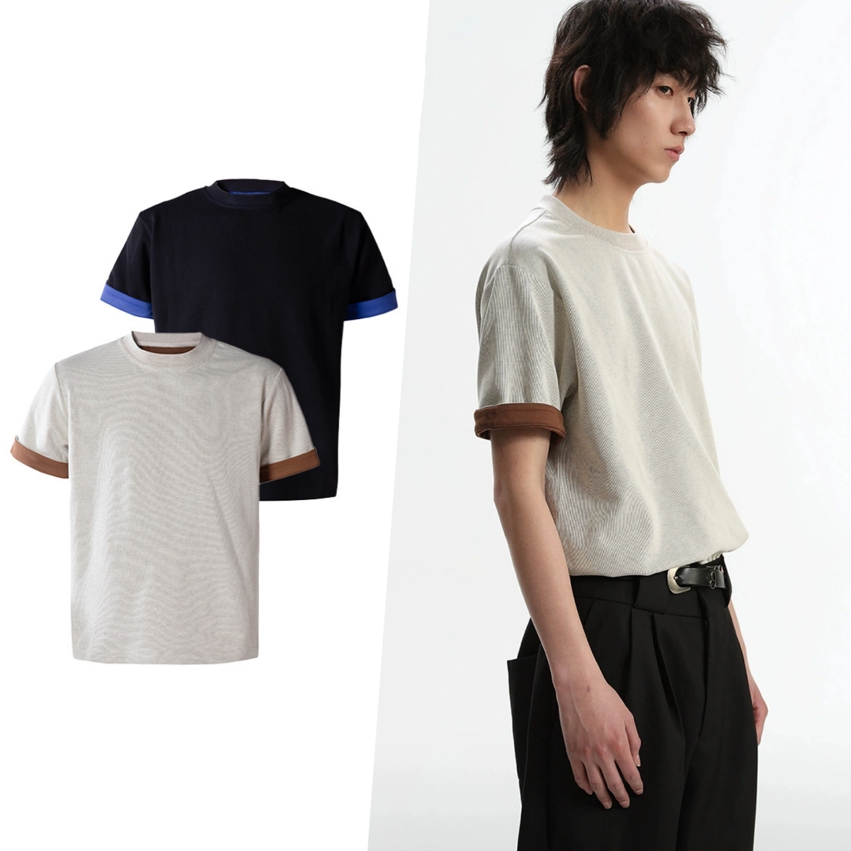 Camiseta masculina de manga cu - Men'S Fashion Reviews avaliação e preço