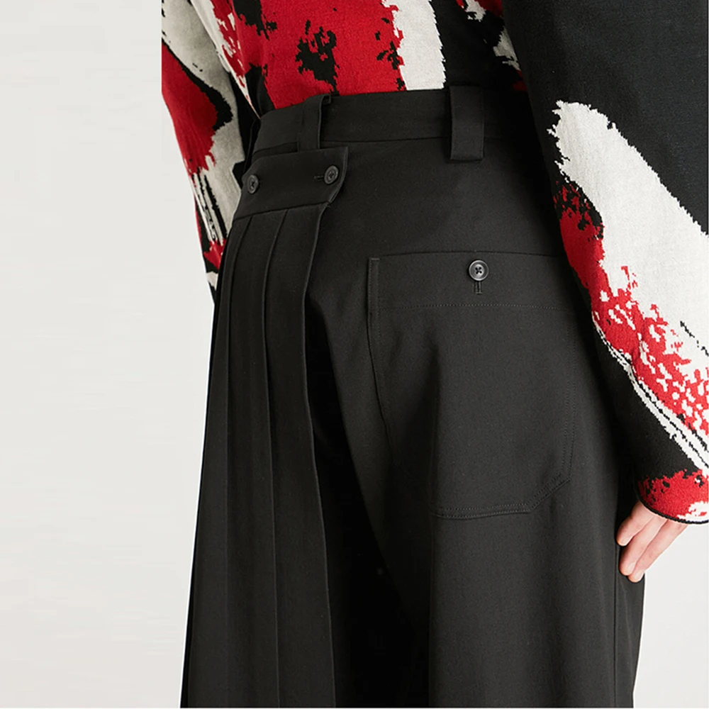 Culotes masculinos de duas cam - Men'S Dress Pants Fashion avaliação e preço
