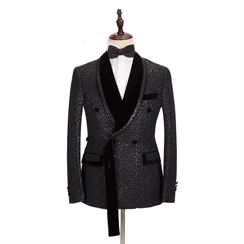 Floral duplo breasted ternos m - Slim Fit Blazer Men avaliação e preço