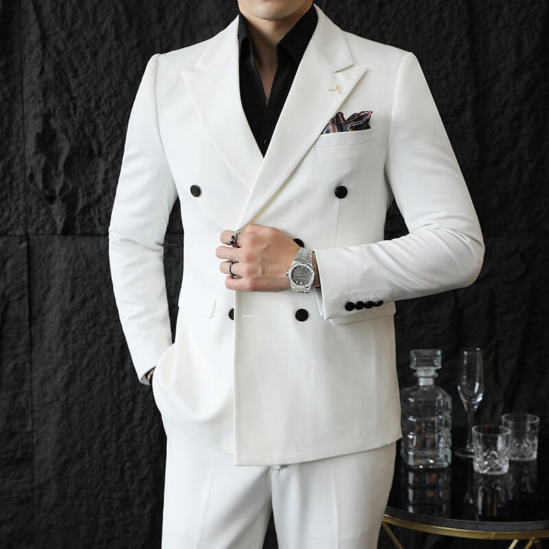 (Blazers + calças) Boutique mo - Men'S Dress Pants Fashion avaliação e preço