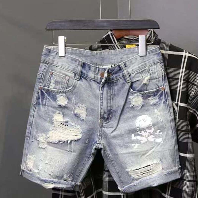 Verão masculino desgastado grâ - Men'S Fashion Korea avaliação e preço