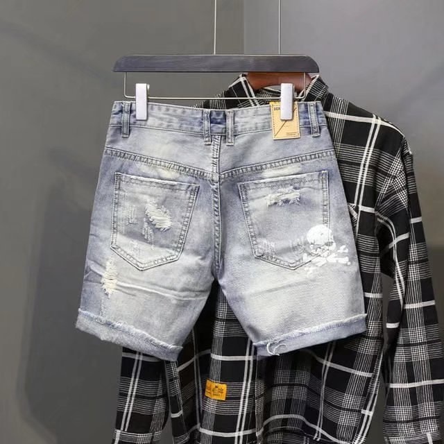 Verão masculino desgastado grâ - Men'S Fashion Korea avaliação e preço